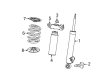 2010 Buick LaCrosse Coil Springs Diagram - 13298250