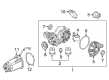 Chevy Equinox Axle Support Bushings Diagram - 20914916
