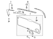 Saturn LW2 Door Handle Diagram - 90440506