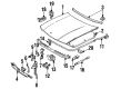 Oldsmobile Custom Cruiser Hood Cable Diagram - 10186229