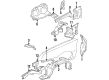 Pontiac Fender Splash Shield Diagram - 22565299