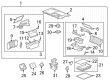 Chevy Trailblazer Center Console Diagram - 11561629