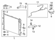 Cadillac XT4 Radiator Hose Diagram - 85165353