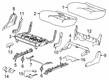 2021 Chevy Traverse Seat Cushion Pad Diagram - 84431905