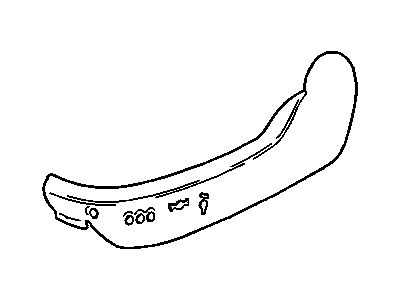 Cadillac 90516211 Recline Cover