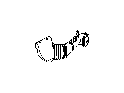 Cadillac DeVille Air Intake Coupling - 1643079