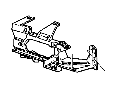 Cadillac 3548058 Mount Panel