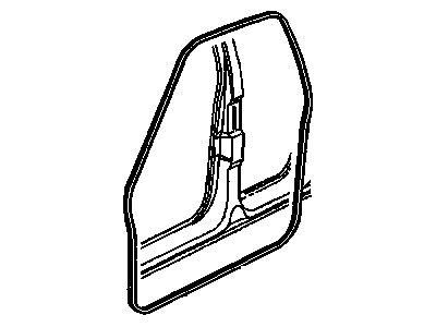 GMC S15 Jimmy Door Seal - 15564648