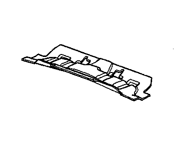 Cadillac 22772119 INSULATOR,FLOOR PANEL REAR SEAT