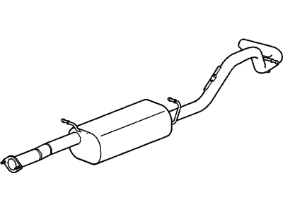 GMC Savana 3500 Muffler - 15159716