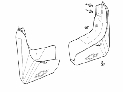 Chevy 84109906 Mud Guard