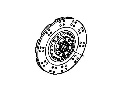 GMC C3500 Clutch Disc - 15724007