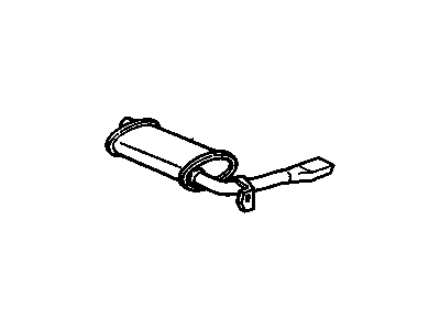 Cadillac Eldorado Muffler - 3522854