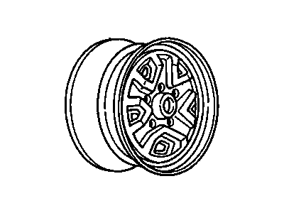 1986 Chevy Celebrity Spare Wheel - 10083532