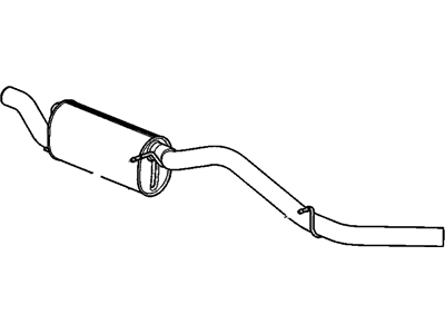 GMC Sierra 3500 Muffler - 15229351