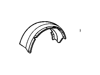 1994 Cadillac DeVille Fender Splash Shield - 25644512