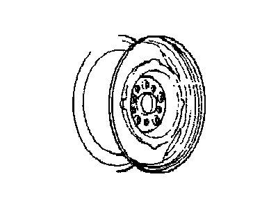 1987 Chevy Caprice Spare Wheel - 9590597