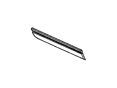 1985 Cadillac Fleetwood Door Moldings - 20499112