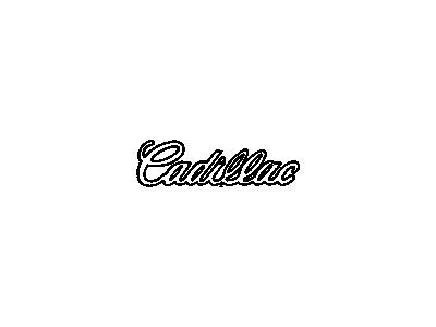 Cadillac Brougham Emblem - 20249250