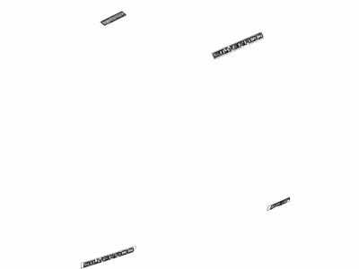 Chevy 84300954 EMBLEM PKG,BODY(INCLUDES 2-5)(BLACK)(INSTALL 0.70)(0.155 KG)(DOES NOT INCLUDE 6.2L EMBLEM)