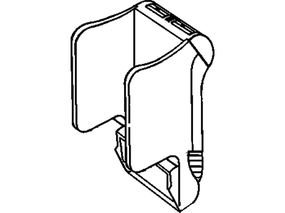 Buick 12533266 Seat Belt Assembly