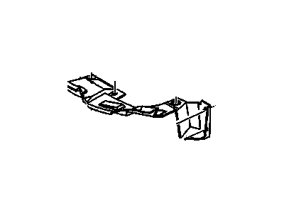 Pontiac 10277922 Center Support