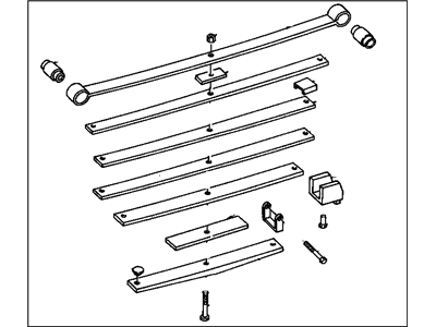 Chevy C1500 Suburban Leaf Spring - 15687077