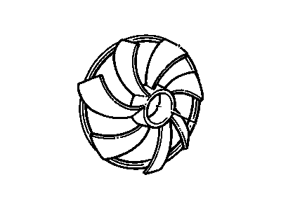 Pontiac Fiero A/C Condenser Fan - 22040856