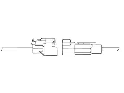 Chevy 19153182 CONNECTOR KIT,ENGINE WIRING HARNESS(FUSE BLOCK - UNDERHOOD X4)(BLACK)(54-WAY FEMALE)(W/O LEADS)(2.483)(SIDE ELECTRIC CODE: X50A)
