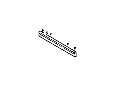 Oldsmobile 12457632 Center Molding