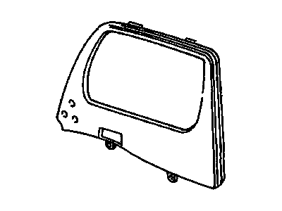 1996 Oldsmobile Silhouette Door Moldings - 10257742