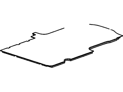 GM 25903569 Mat, Toe/Floor Panel, Rear