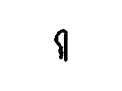 Chevy 94535166 RETAINER,CLUTCH PEDAL ROD PINION(PART OF 1)(4.658)