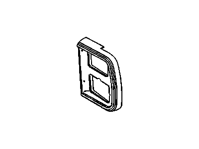 GMC 15596113 Headlamp Assembly Bezel