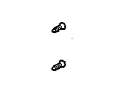 GM 11588625 Sunshade Screw