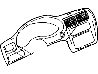 Oldsmobile 10271020 Vent Grille