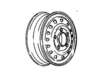 Pontiac Spare Wheel - 9592409
