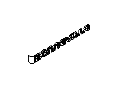 1992 Pontiac Bonneville Emblem - 25552543