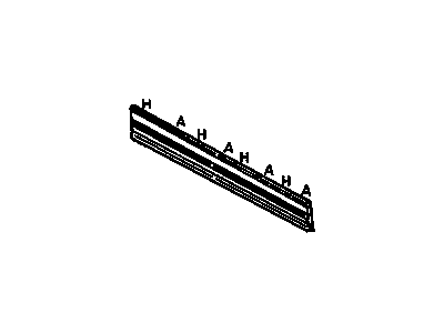 1989 Oldsmobile Cutlass Supreme Door Moldings - 88892188