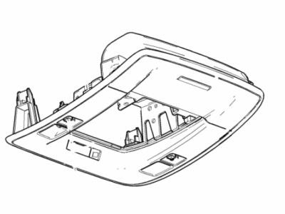 Chevy 84456943 CONSOLE,ROOF(LIGHT ASH GREY)(CONSOLE HOUSING AND LAMPS ONLY)(*KIT1)