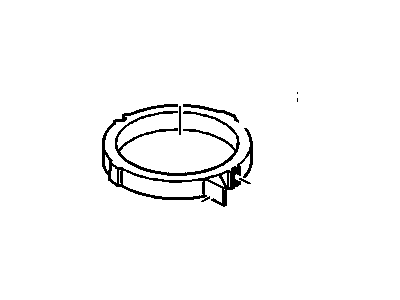 GMC 24212482 SLIDE,AUTOMATIC TRANSMISSION FLUID PUMP(PART OF 200)(18.0065MM THICK)(SLIDE INSIDE DIAMETER MARK = 1 DIMPLE)(MUST USE SLIDES W/1 DIMPLE & ROTORS W/2 DIMPLES AS A SET OR SLIDES & ROTORS W/NO DIMPLES AS A SET)