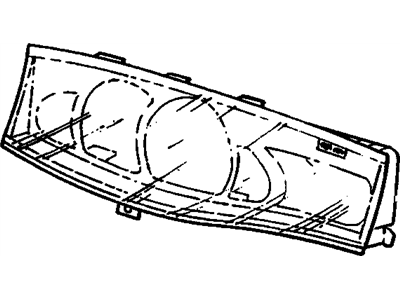 Cadillac 90563662 Cluster Lens