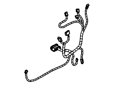 Pontiac 12101823 CONNECTOR,FWD LAMP WIRING HARNESS(PART OF 19,29,30)(GRAY)(10-WAY MALE)(W/LEADS)(METRI-PACK 150)