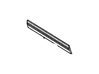 1988 Pontiac Grand Am Door Moldings - 12392489