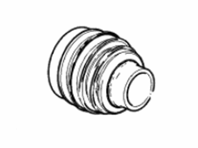 Cadillac 84138224 BOOT KIT,REAR WHEEL DRIVE SHAFT INNER CV JOINT(PART OF 1)(INCLUDES 4,6)(INNER)