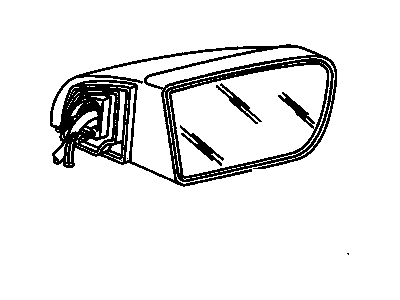 1993 Cadillac Eldorado Side View Mirrors - 3536909