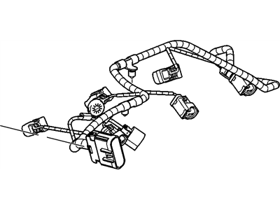 Saturn 12590938 HARNESS,FUEL INJECTOR WIRING