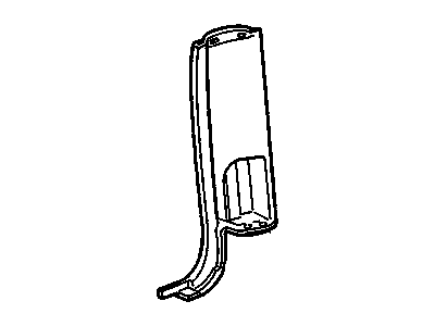 Chevy 14060449 Lock Pillar Trim