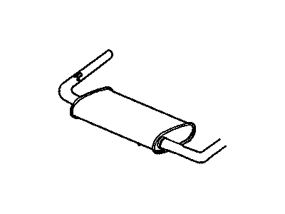 Pontiac Firebird Muffler - 10113098