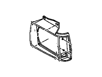 GMC 15591585 Bezel
